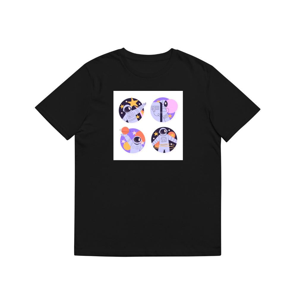 Astronaut Stickers with Stars and Planets T-Shirts